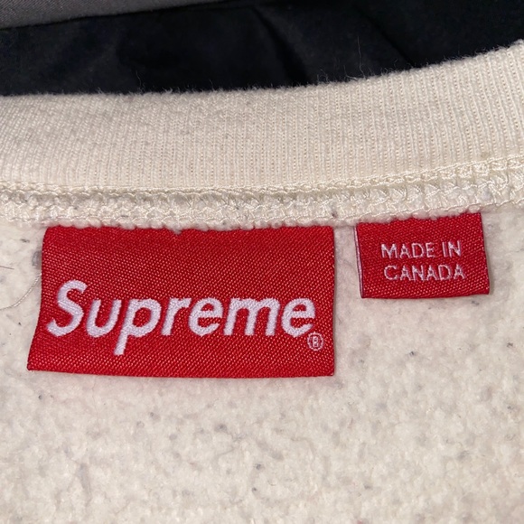 Supreme box logo natural crew neck - Picture 3 of 4